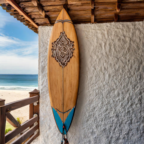 Surfboard Sign Portrait